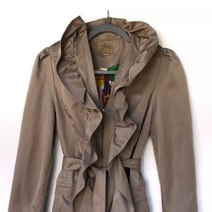 Anthropologie Idra Clinton Trench Coat Jacket 2